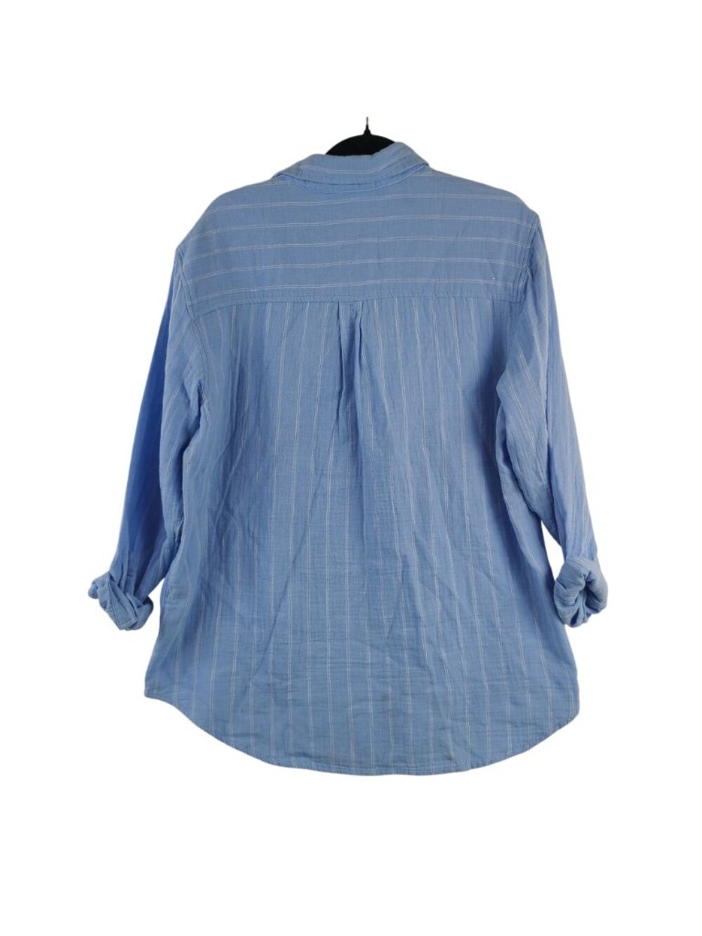 Little Moon - Aritzia Blue Long Sleeve Button Up - Picture 5 of 10